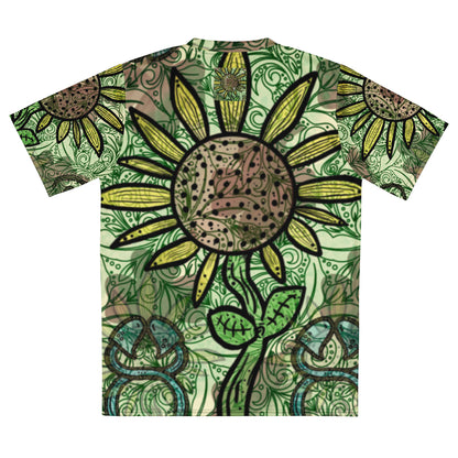 Grow like a sunflower Recycled unisex sports jersey