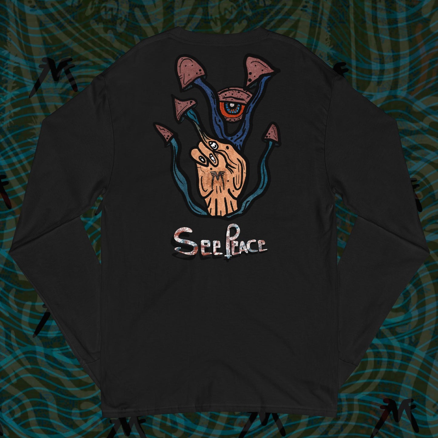 Seepeace_Men's Champion Long Sleeve Shirt