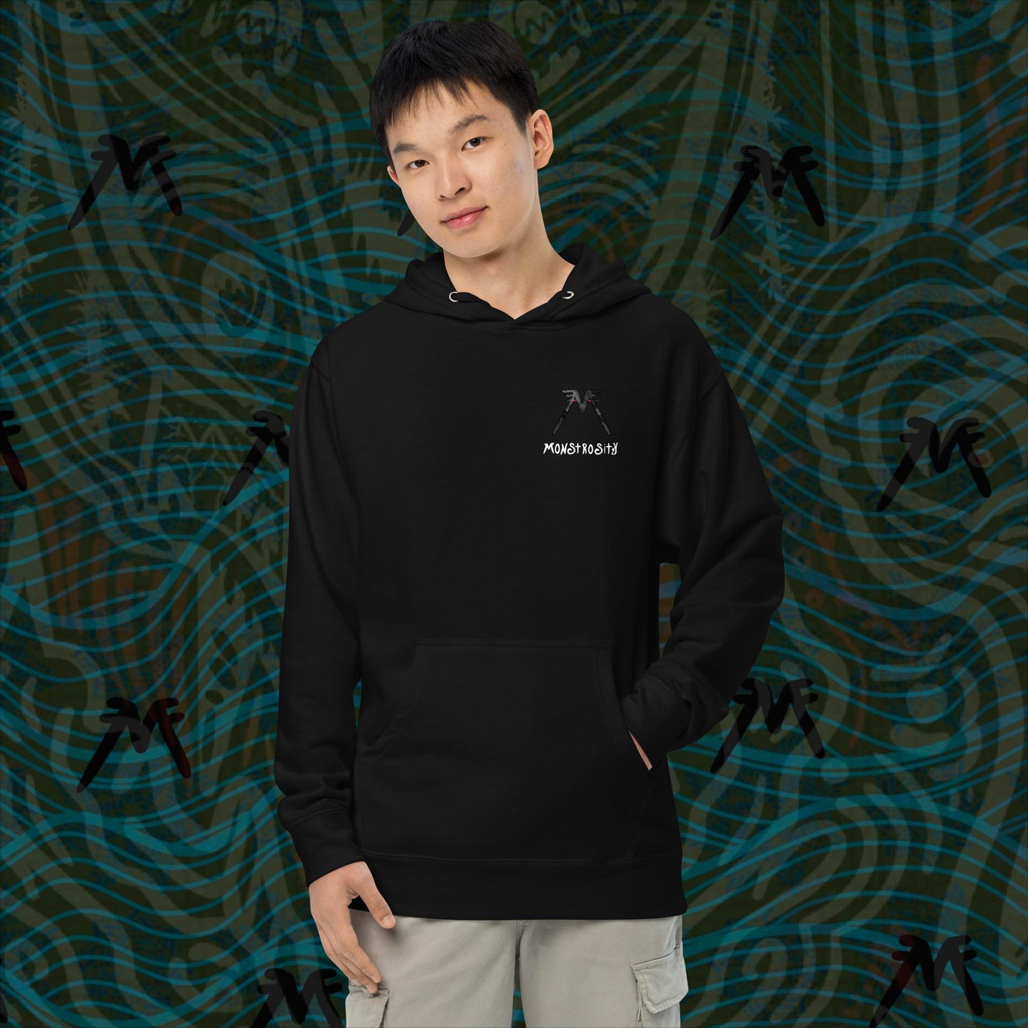 See Peace Pull over Unisex midweight hoodie
