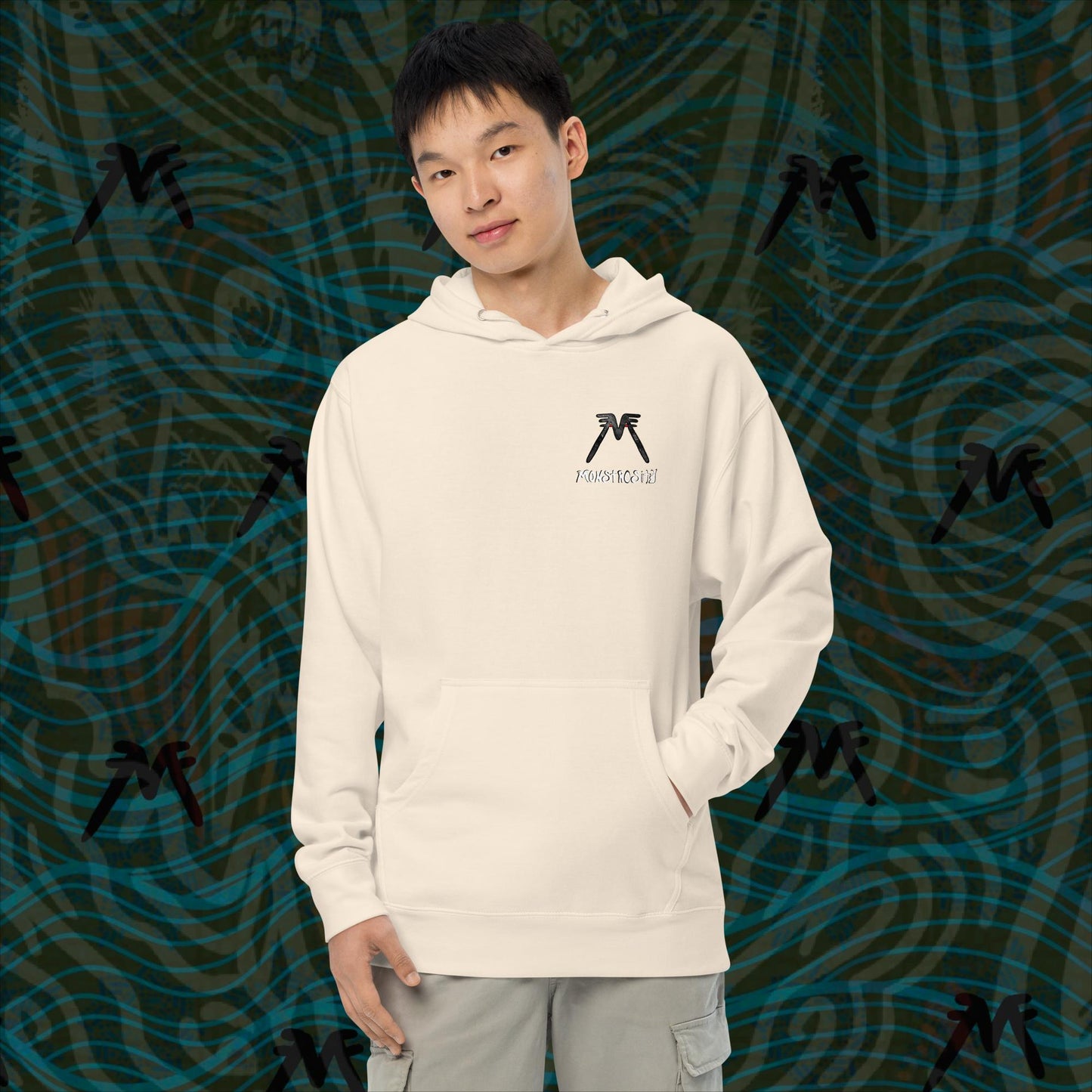 See Peace Pull over Unisex midweight hoodie
