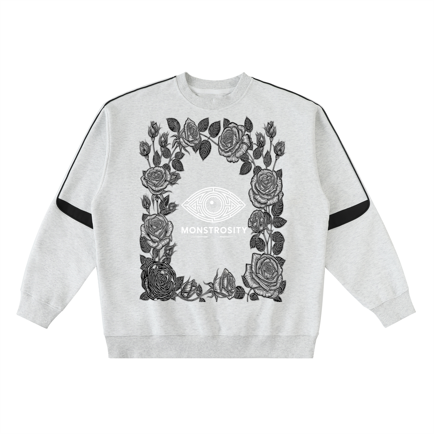 Eyem Oversized Crewneck Taped Sweatshirt