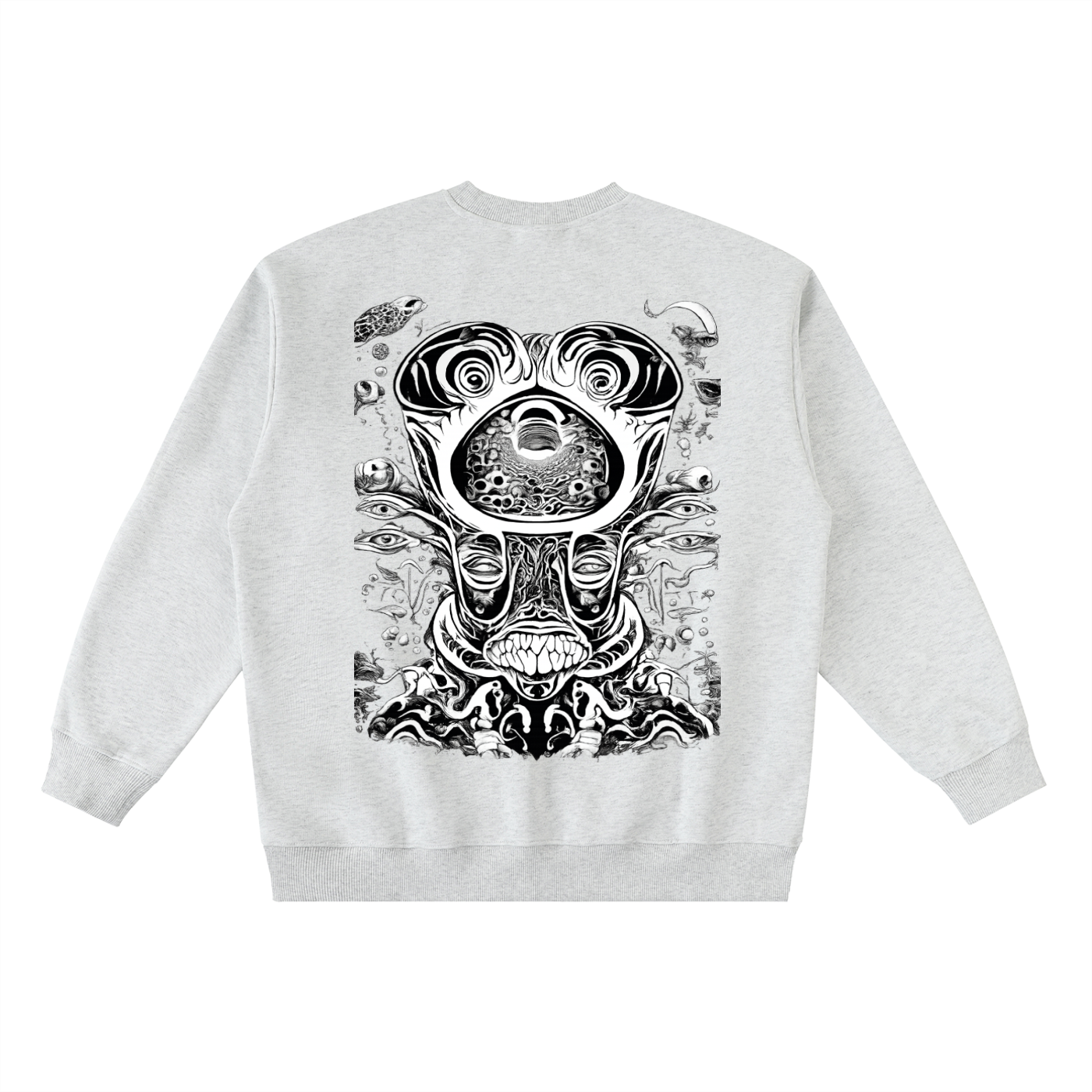 Eyem Oversized Crewneck Taped Sweatshirt