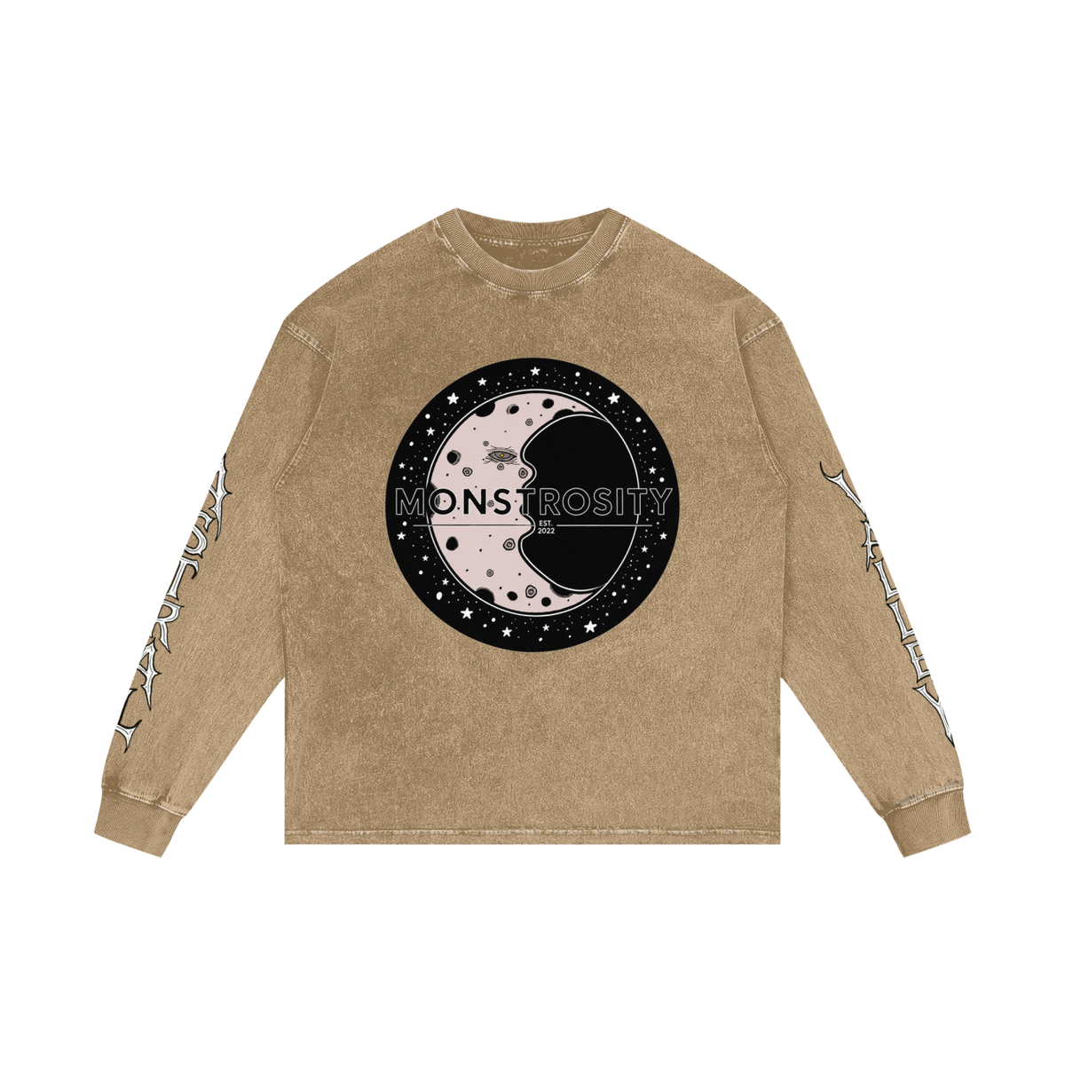 Astral valley long sleeve acid wash