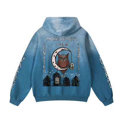 Astral valley Heavyweight Sunfade Oversized Hoodie