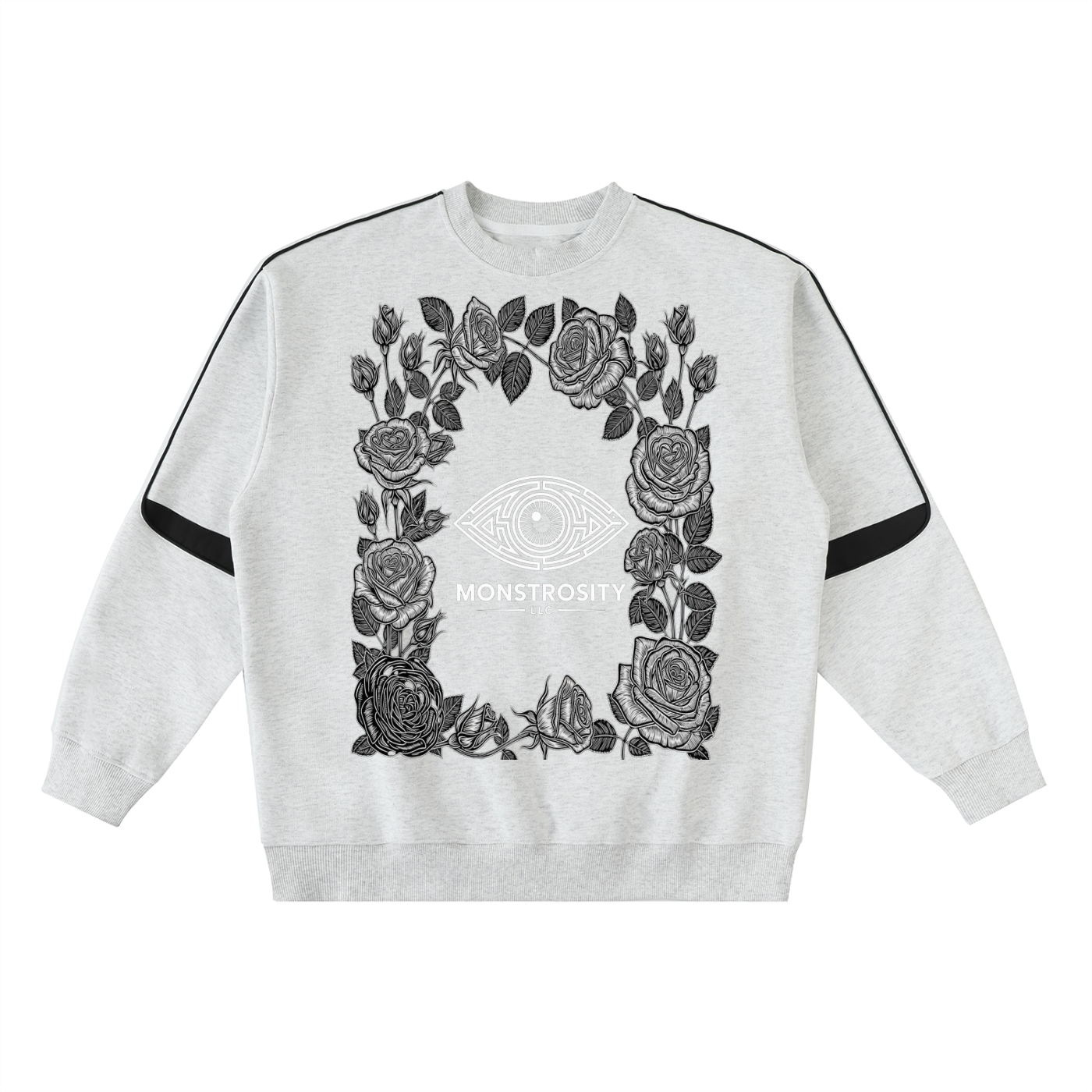 Eyem Oversized Crewneck Taped Sweatshirt