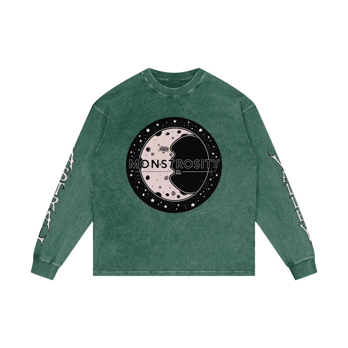 Astral valley long sleeve acid wash