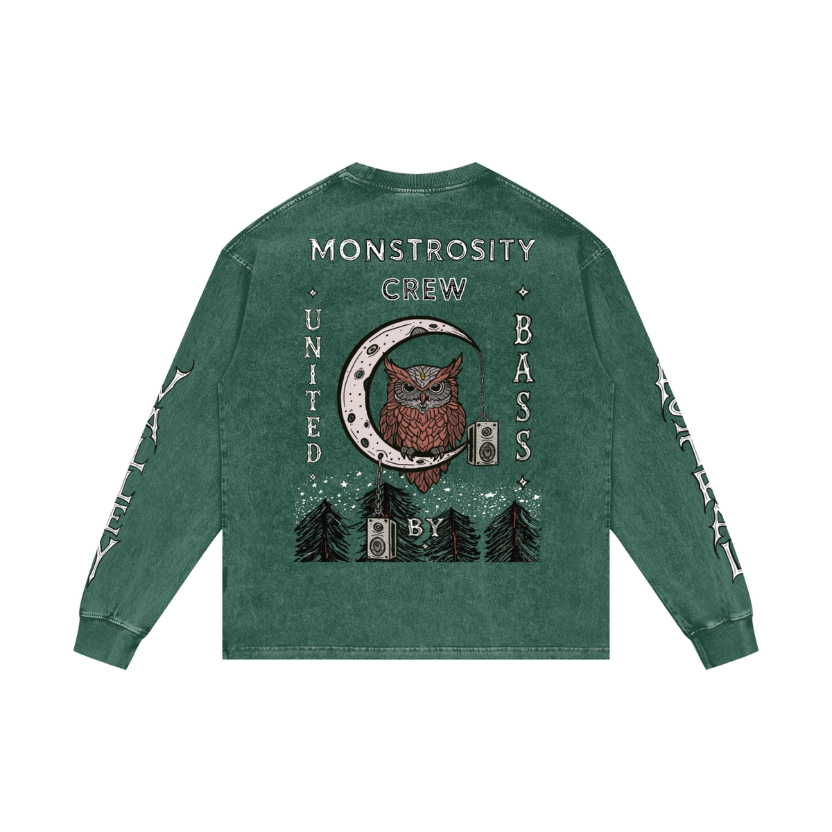 Astral valley long sleeve acid wash