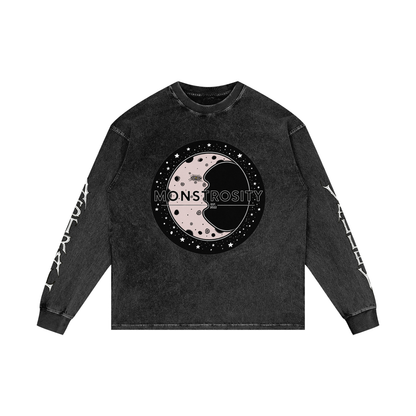 Astral valley long sleeve acid wash