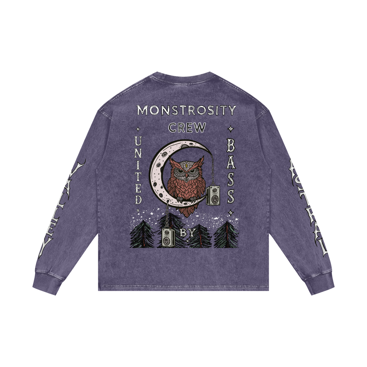 Astral valley long sleeve acid wash