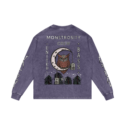 Astral valley long sleeve acid wash