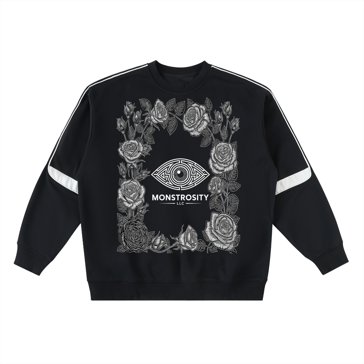Eyem Oversized Crewneck Taped Sweatshirt