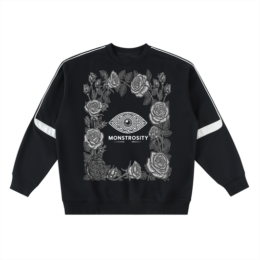 Eyem Oversized Crewneck Taped Sweatshirt