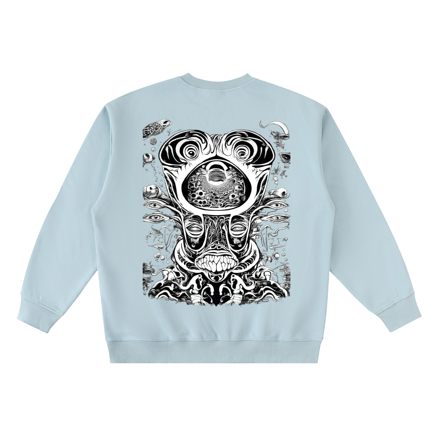 Eyem Oversized Crewneck Taped Sweatshirt