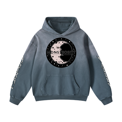 Astral valley Heavyweight Sunfade Oversized Hoodie