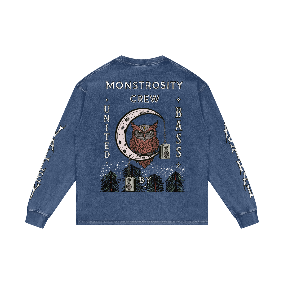 Astral valley long sleeve acid wash