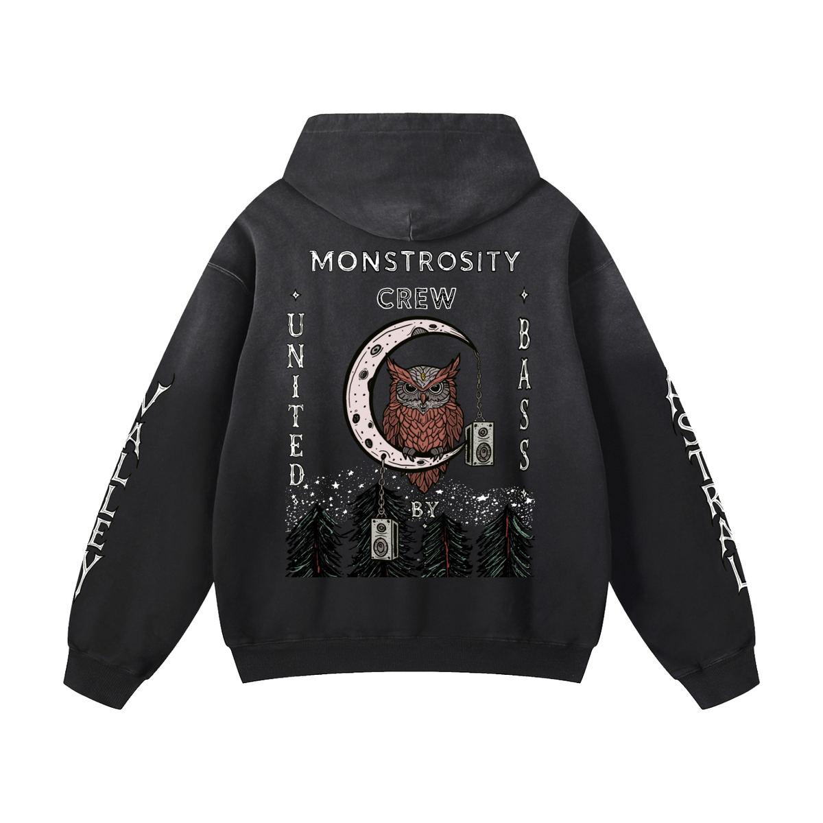 Astral valley Heavyweight Sunfade Oversized Hoodie