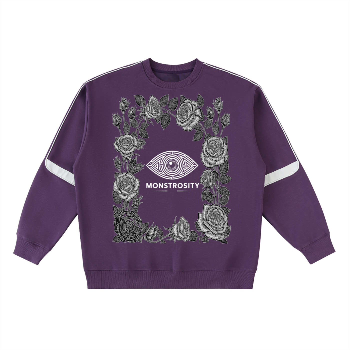 Eyem Oversized Crewneck Taped Sweatshirt
