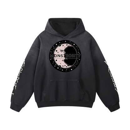 Astral valley Heavyweight Sunfade Oversized Hoodie