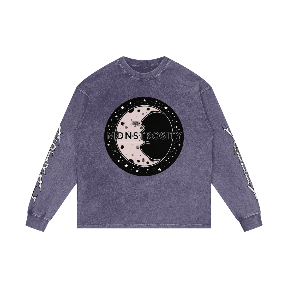 Astral valley long sleeve acid wash