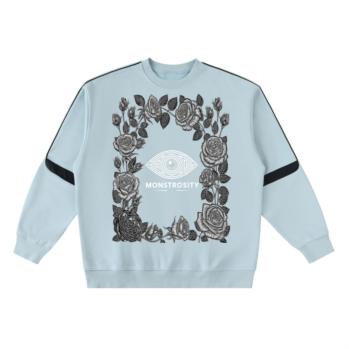 Eyem Oversized Crewneck Taped Sweatshirt