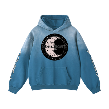 Astral valley Heavyweight Sunfade Oversized Hoodie